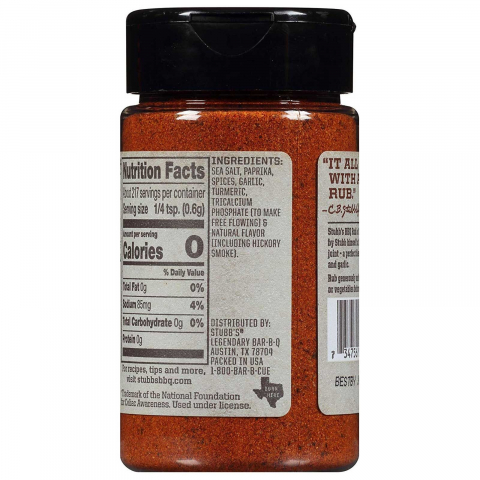 Condimente Stubb&#039;s Bar-B-Q Spice Rub 130 g ST-238 [1]