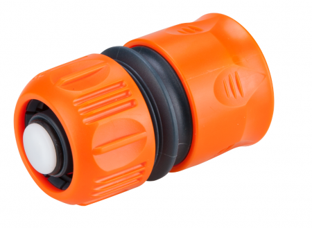 PRODUSE PENTRU GRĂDINARIT - CONECTOR FURTUN CU OPRITOR 1" ETS