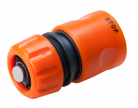 PRODUSE PENTRU GRĂDINARIT - CONECTOR FURTUN CU OPRITOR ETS