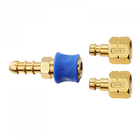 UZ GOSPODĂRESC - Conexiune dubla Quick Release pentru furtun de gaz la gratar Cadac 338-1