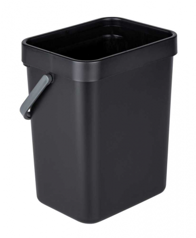 Cos de gunoi cu maner Tago 5 litri Wenko Black Outdoor Kitchen 55027100 [3]