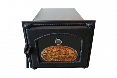 Uși pentru sobă și șemineu - cuptor-punctat-la-semirotund-termometru-350-grade