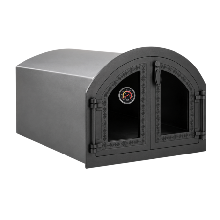 Cuptor sobă cu ușă cuptor cu geam Motive Românești + termometru 400 grade [1]