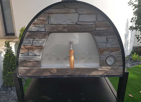 Cuptor traditional pentru pizza pe lemne Maximus Arena negru [10]
