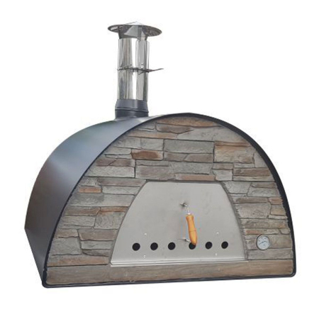 Cuptoare de pizza - Cuptor traditional pentru pizza pe lemne Maximus Arena negru