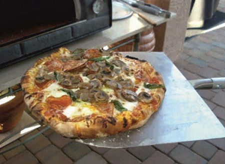 Cuptor traditional pentru pizza pe lemne Maximus Arena rosu [10]