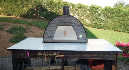 Cuptor traditional pentru pizza pe lemne Maximus Prime Arena Black [7]