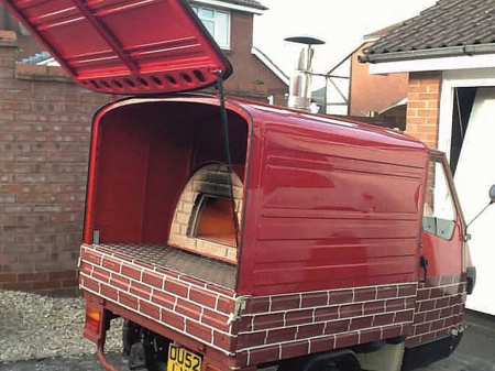 Cuptor traditional pentru pizza pe lemne Maximus rosu [33]