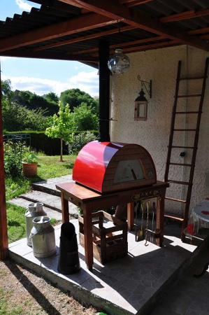 Cuptor traditional pentru pizza pe lemne Maximus rosu [11]