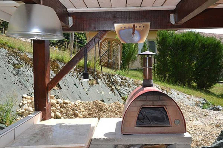 Cuptor traditional pentru pizza pe lemne Maximus rosu [7]