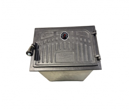 Uși de cuptor - cuptor-usa-fonta-negru-termometru-350-grade