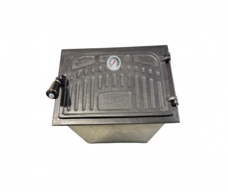 Uși de cuptor - cuptor-usa-fonta-negru-termometru-500-grade