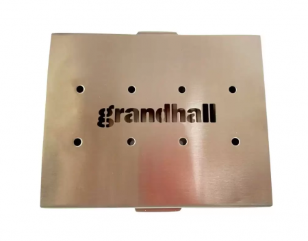 Accesorii pentru grătare - CUTIE DE AFUMARE DIN INOX PENTRU GRATARE 15 x 12 x 2,5 cm GRANDHALL A06701006T