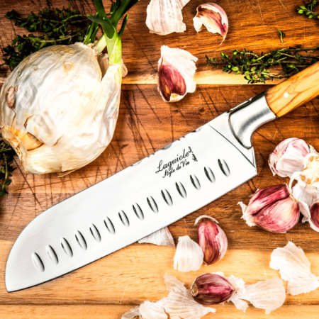 Cutit Santoku Laguiole Style de Vie Luxury Line SANTOLIJFLAG [4]