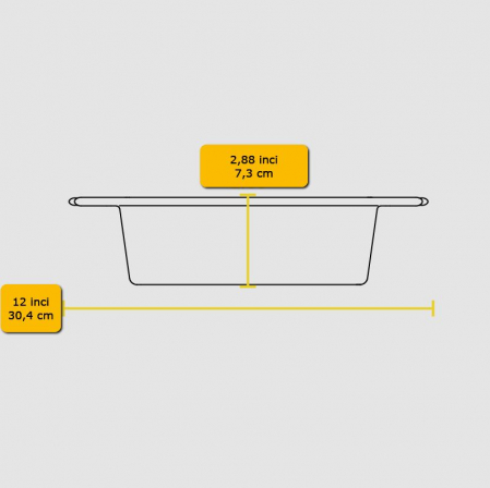 Forma de copt painea din fonta 22 x 11 cm Lodge L-BW8LP [12]