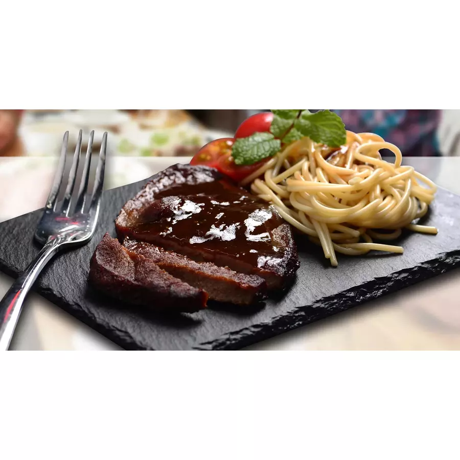 FUND, PLATOU PENTRU SERVIRE DIN ARDEZIE CU RAMA DE SALCAM 33X23 CM [3]