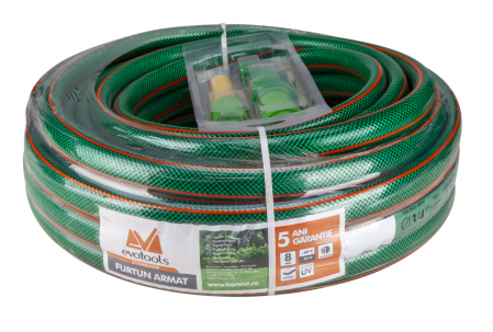 PRODUSE PENTRU GRĂDINARIT - FURTUN ARMAT CU ACCESORII