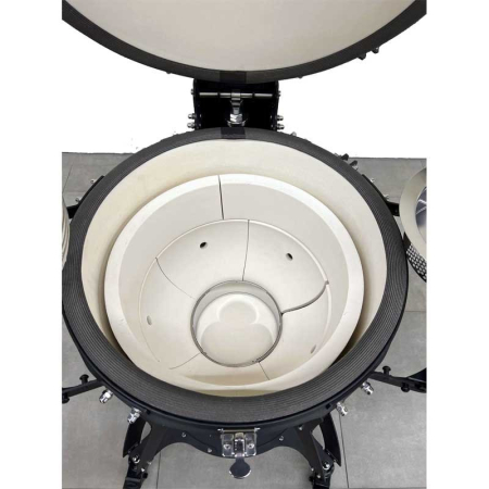 Gratar ceramic pe carbuni Kamado Brenton Black Diamond 56 cm 22 inci BRNT64 [8]