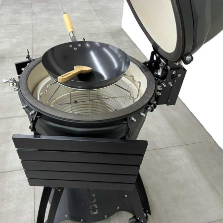 Gratar ceramic pe carbuni Kamado Brenton Black Diamond 56 cm 22 inci BRNT64 [5]