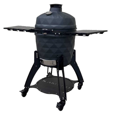 Gratar ceramic pe carbuni Kamado Brenton Black Diamond 56 cm 22 inci BRNT64 [1]