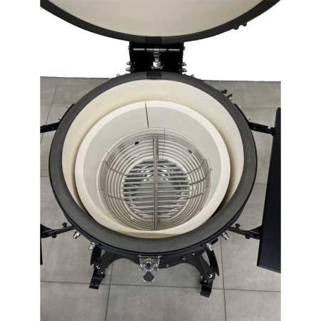 Gratar ceramic pe carbuni Kamado Brenton Black Diamond 56 cm 22 inci BRNT64 [7]