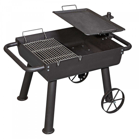 Gratar de campanie pe carbuni Cook Wagon Camp Chef CC-FPGG, grila otel, tava fonta [1]