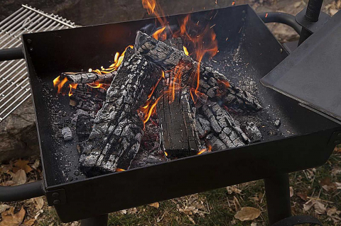 Gratar de campanie pe carbuni Cook Wagon Camp Chef CC-FPGG, grila otel, tava fonta [3]