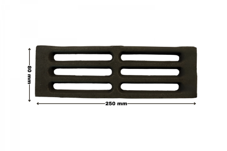 GRĂTAR DIN FONTĂ 250×80×20 mm [1]