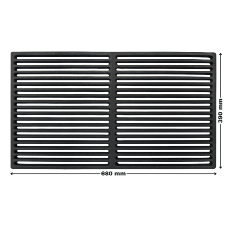 Gratar din fonta 680 x 390 mm [1]