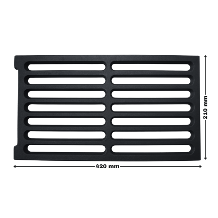 GRATAR DIN FONTA 210x420 mm CU INTARITURA [1]