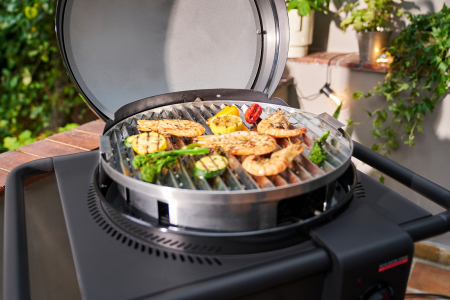 Gratar electric 2.100 W si pe carbuni hibrid, 370 grade Celsius, TRU-Infrared, Char-Broil Patio Bistro E2Coal 140255 [17]