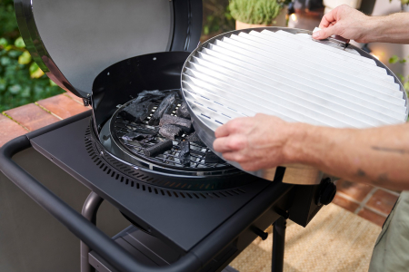 Gratar electric 2.100 W si pe carbuni hibrid, 370 grade Celsius, TRU-Infrared, Char-Broil Patio Bistro E2Coal 140255 [13]