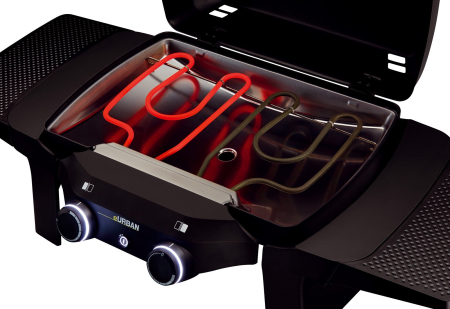 Gratar electric cu doua rezistente putere 2,2 Kw, grile fonta, Enders eUrban 9718 [4]