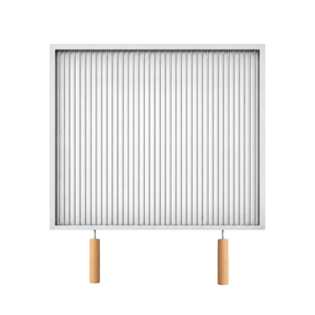 GRĂTARE DE GRĂDINĂ - Grătar inox 550 x 550 mm, bară 6 mm, mânere detașabile - Standard