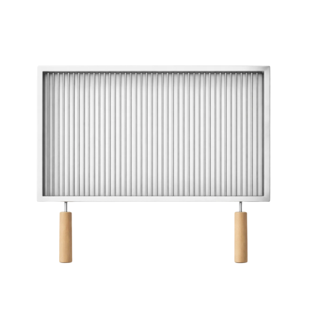 Grătar inox 600 x 400 mm, bară 8 mm - Standard [0]
