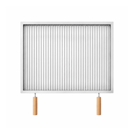 Grătare din inox - Grătar inox 600 x 500 mm, bară 8 mm, mânere detașabile - Standard