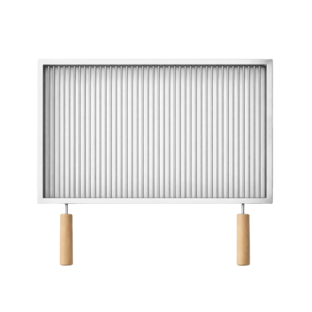 GRĂTARE DE GRĂDINĂ - Grătar inox 620 x 450 mm, bară 8 mm, mânere detașabile - Standard