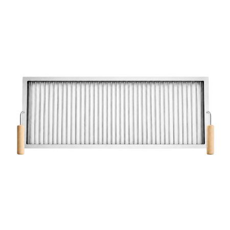 GRĂTARE DE GRĂDINĂ - Grătar inox 630 x 330 mm, bară 6 mm, mânere fixe - Standard