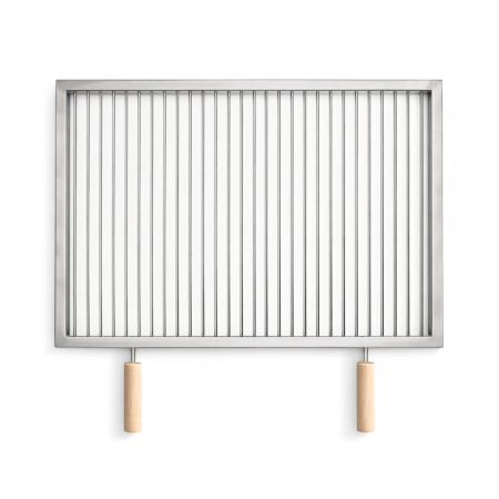 GRĂTARE DE GRĂDINĂ - Grătar inox 660 x 500 mm, bară 6 mm, mânere detașabile - ECO
