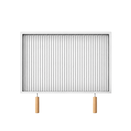 GRĂTARE DE GRĂDINĂ - Grătar inox 690 x 500 mm, bară 8 mm, mânere detașabile - Standard