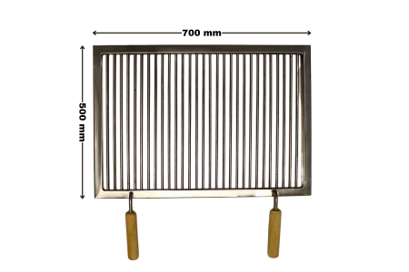 Accesorii pentru grătare - gratar-inox-700x500-mm-eco-15-mm