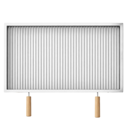 Grătare din inox - Grătar inox 780 x 500 mm, bară 6 mm, mânere detașabile - Standard