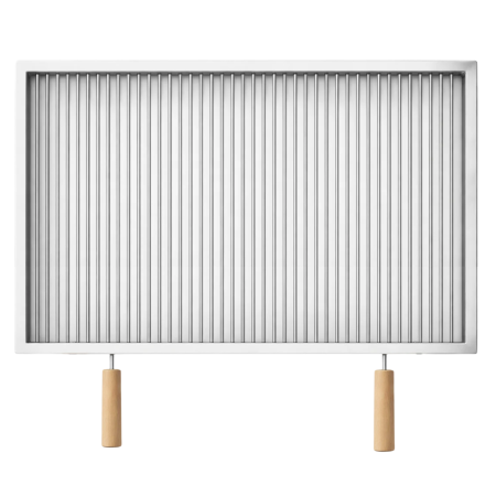 Grătare din inox - Grătar inox 790 x 550 mm, bară 8 mm, mânere detașabile - Standard