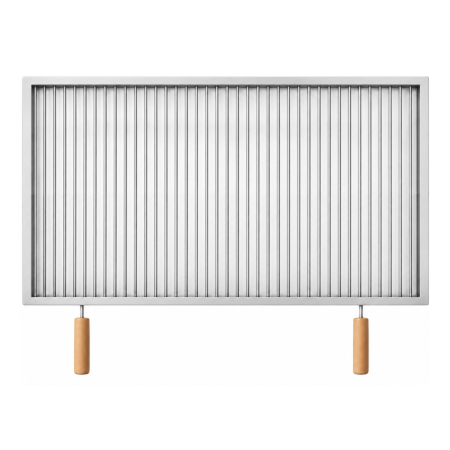 Grătare din inox - Grătar inox 840 x 560 mm, bară 8 mm, mânere detașabile - Standard