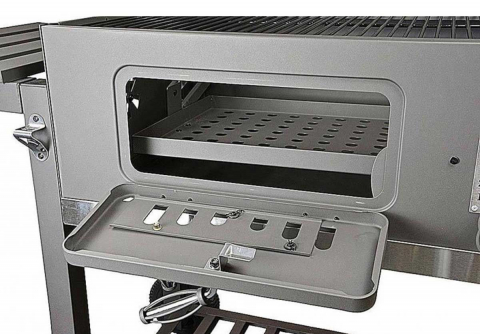 Gratar pe carbuni Activa Angular XXL 11250C, gratare din fonta 71 x 46 cm [2]