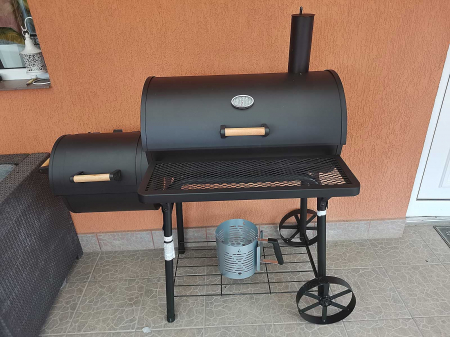 Gratar pe carbuni cu afumatoare American BBQ Washington Activa 11240 [13]