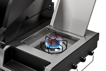 Gratar pe gaz, 3 arzatoare inox, arzator infrarosu ajustabil, grile fonta, Enders Uniq 3 IK Cruster 870033 [10]