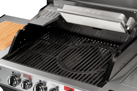 Gratar pe gaz, 3 arzatoare inox, arzator infrarosu ajustabil, grile fonta, Enders Uniq 3 IK Cruster 870033 [3]