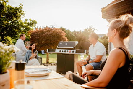 Gratar pe gaz, 3 arzatoare inox, arzator infrarosu ajustabil, grile fonta, Enders Uniq 3 IK Cruster 870033 [21]