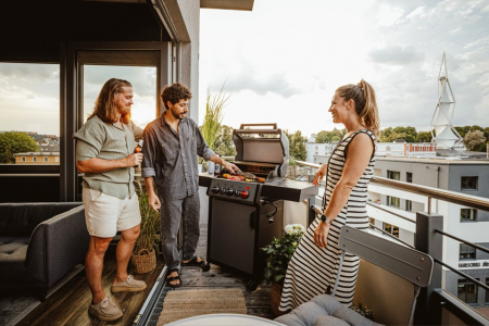 Gratar pe gaz, 3 arzatoare inox, arzator infrarosu, grile fonta, Enders Hyde 3 SIKR Turbo 804033 [9]